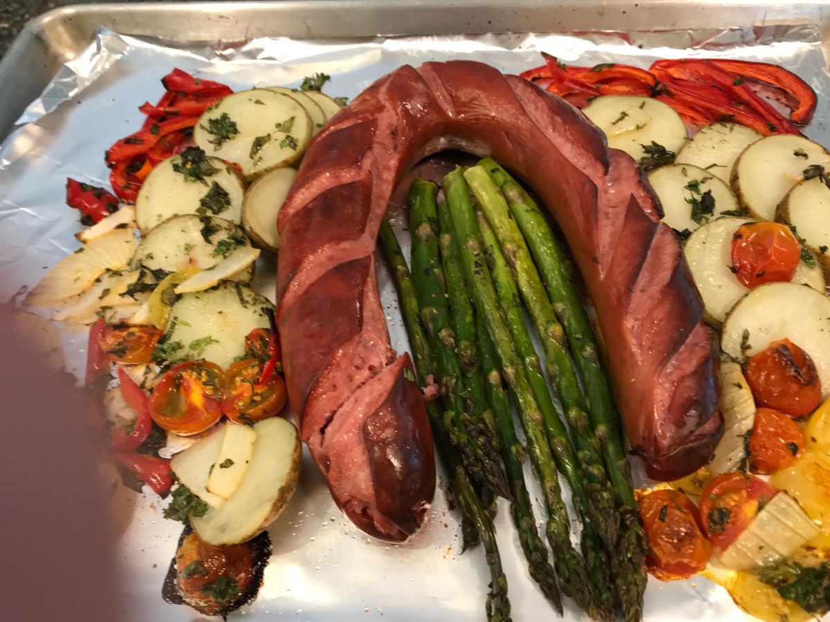 Sheetpan Kielbasa with&nbsp;Vegetables