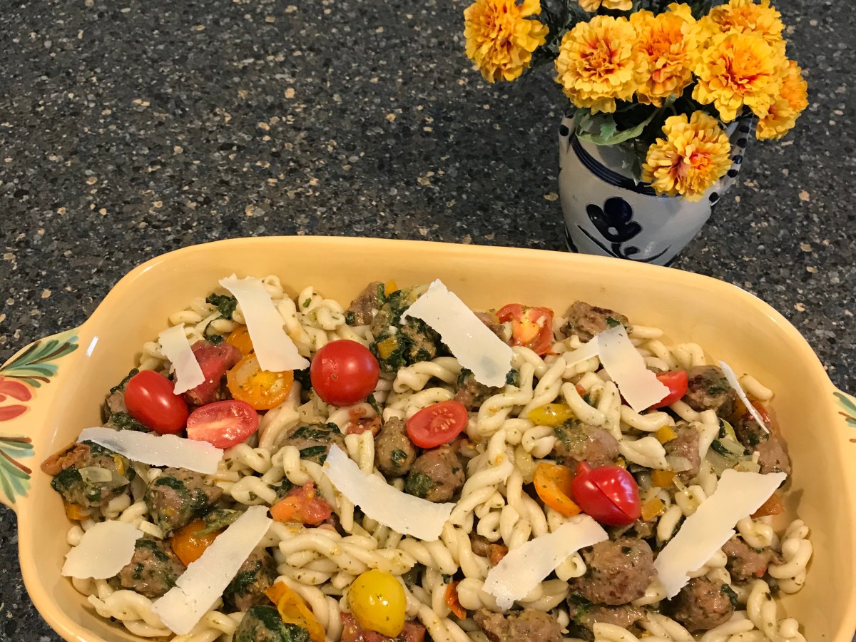 Pasta with Sausage and&nbsp;Spinach